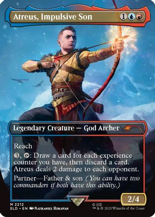Image of Atreus, Impulsive Son (SLD-2212) - Secret Lair Drop Series Foil