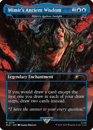 Image of Mimir's Ancient Wisdom - Teferi's Ageless Insight (SLD-2214) - Secret Lair Drop Series