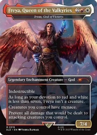 Image of Freya, Queen of the Valkyries - Iroas, God of Victory (SLD-2215) - Secret Lair Drop Series