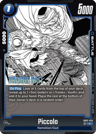 Image of Piccolo - SB02-028 (SB02-028) - Manga Booster 02 Holofoil