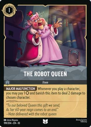 Image of The Robot Queen (199/204) - Whispers in the Well Cold Foil