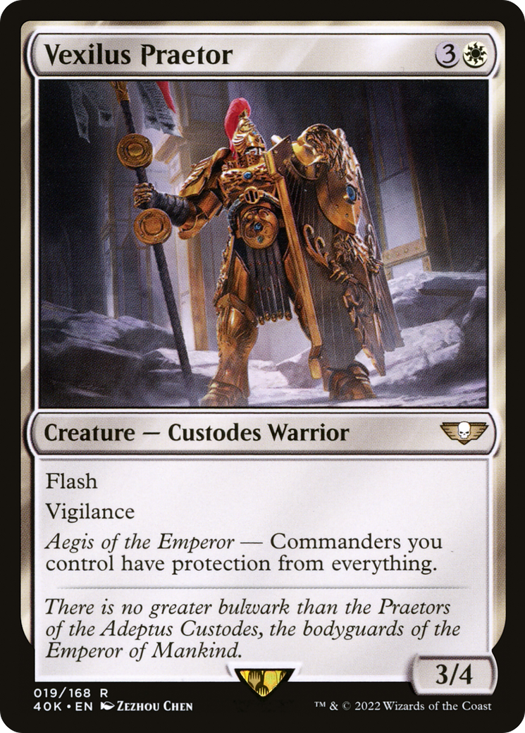 Image of Vexilus Praetor (40K-019) - Warhammer 40,000 Commander