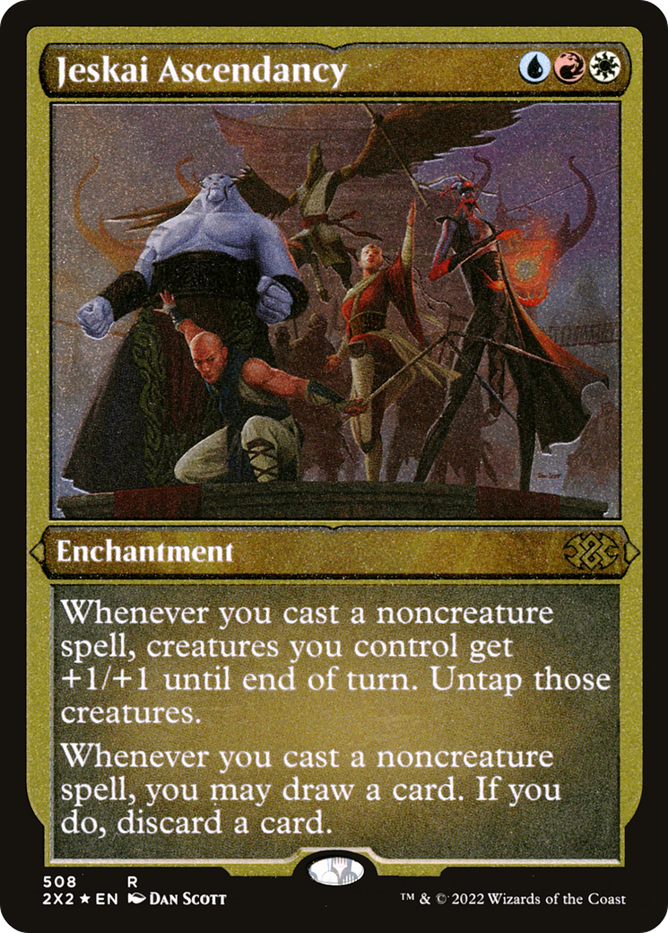 Image of Jeskai Ascendancy (2X2-508) - Double Masters 2022 Foil
