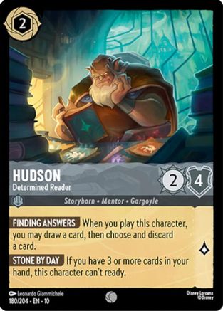 Image of Hudson - Determined Reader (180/204) - Whispers in the Well Cold Foil