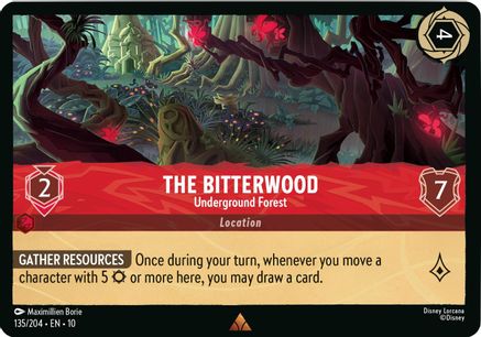 Image of The Bitterwood - Underground Forest (135/204) - Whispers in the Well Cold Foil
