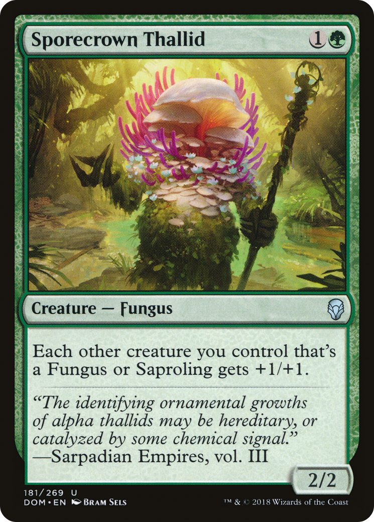 Image of Sporecrown Thallid (DOM-181) - Dominaria Foil