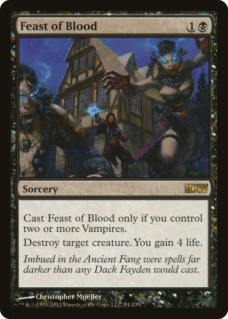 Image of Feast of Blood (IDW Comics 2012) (MEDIA-0P4) - IDW Comics Inserts