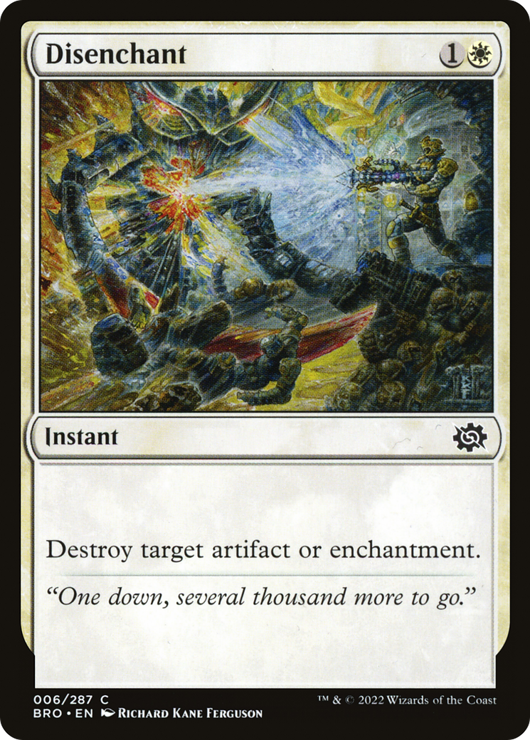 Image of Disenchant (BRO-006) - The Brothers' War Foil