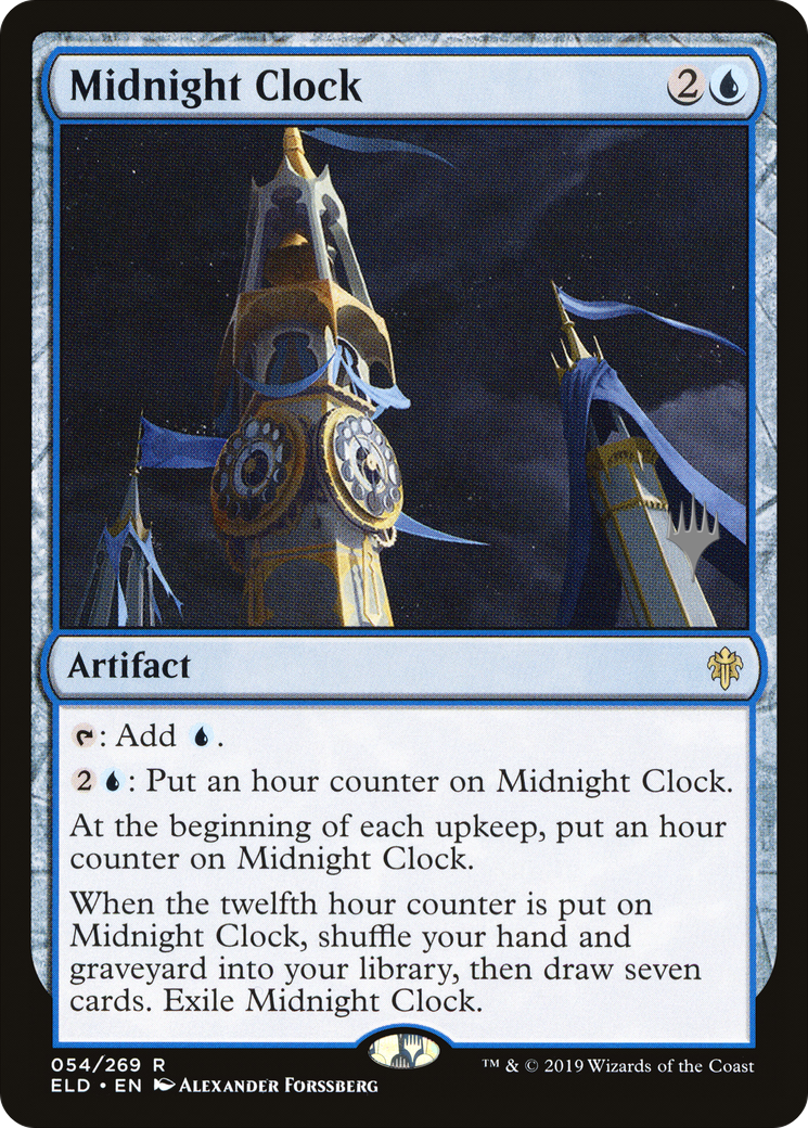 Image of Midnight Clock (PPELD-54P) - Throne of Eldraine Promos Foil