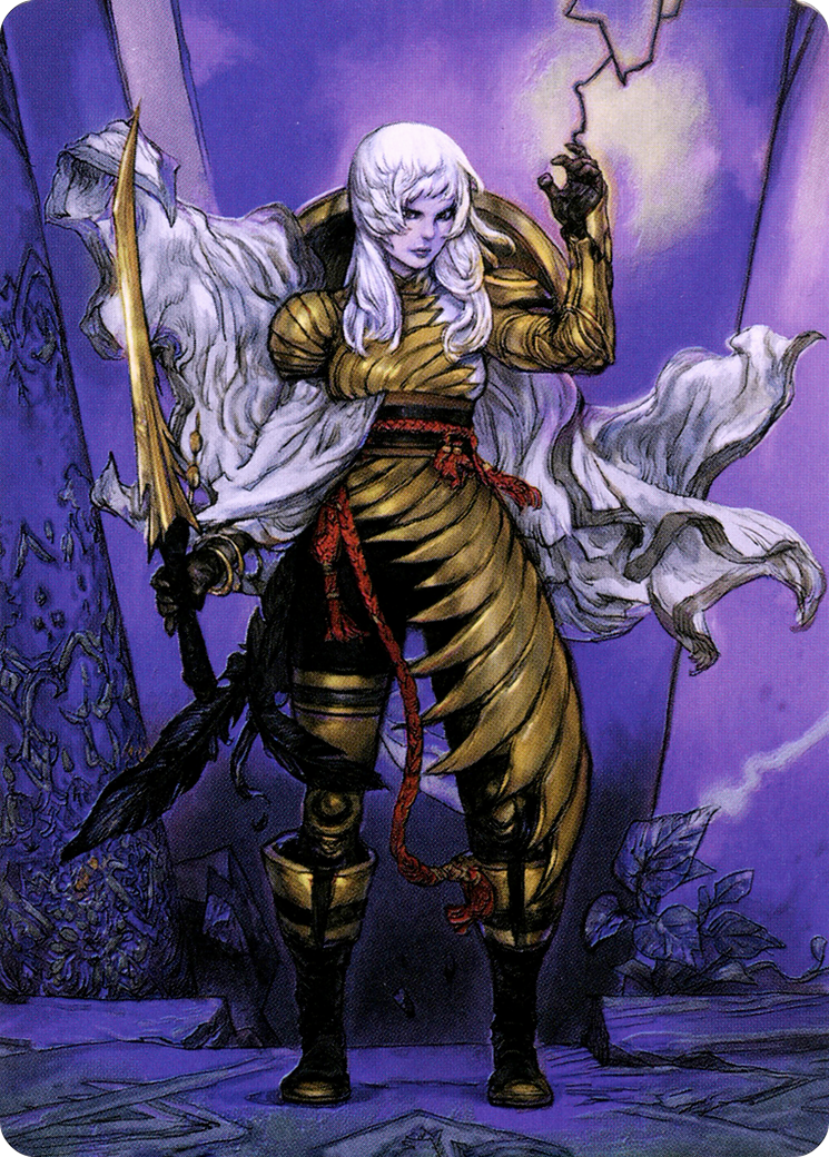 Image of The Wandering Emperor // The Wandering Emperor (ANEO-049) - Neon Dynasty Art Series (Borderless) Foil