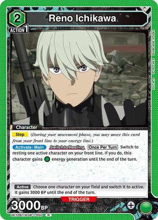 Image of Reno Ichikawa (050) (UE12BT/KJ8-1-050) - UE12BT Kaiju No 8 Foil