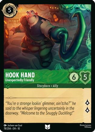 Image of Hook Hand - Unexpectedly Friendly (78/204) - Whispers in the Well Cold Foil