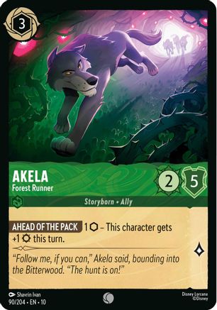Image of Akela - Forest Runner (90/204) - Whispers in the Well