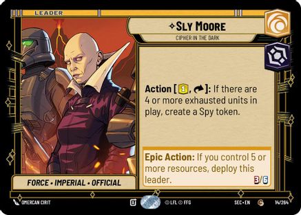 Image of Sly Moore - Cipher in the Dark (14/264) - Secrets of Power