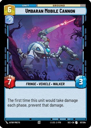 Image of Umbaran Mobile Cannon (67/264) - Secrets of Power