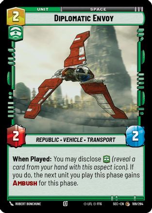 Image of Diplomatic Envoy (109/264) - Secrets of Power