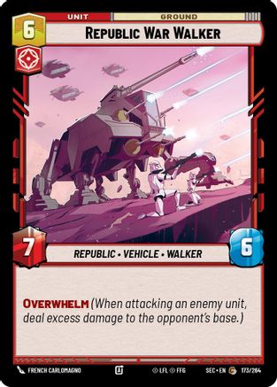 Image of Republic War Walker (173/264) - Secrets of Power