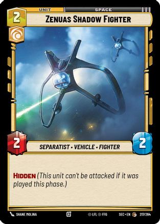 Image of Zenuas Shadow Fighter (217/264) - Secrets of Power