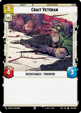 Image of Crait Veteran (251/264) - Secrets of Power