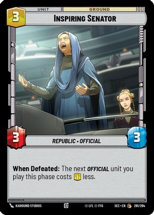 Image of Inspiring Senator (261/264) - Secrets of Power