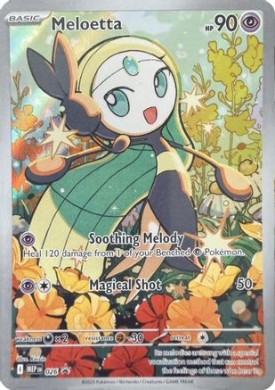 Image of Meloetta 026  - Holofoil ME Mega Evolution Promo - Illustration Rare