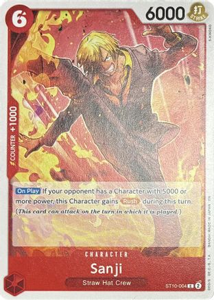 Image of Sanji - ST10-004 (ST10-004) - Learn Together Deck Set