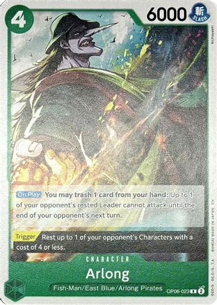 Image of Arlong - OP06-023 (OP06-023) - Learn Together Deck Set