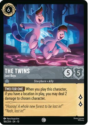Image of The Twins - Lost Boys (186/204) - Whispers in the Well Cold Foil