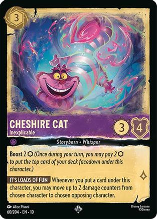 Image of Cheshire Cat - Inexplicable (60/204) - Whispers in the Well Holofoil