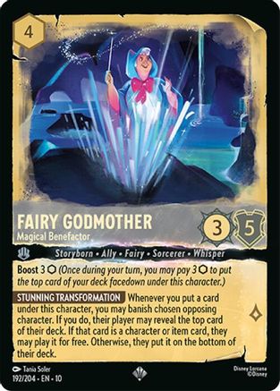 Image of Fairy Godmother - Magical Benefactor (192/204) - Whispers in the Well Holofoil