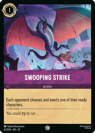Image of Swooping Strike (63/204) - Whispers in the Well Cold Foil