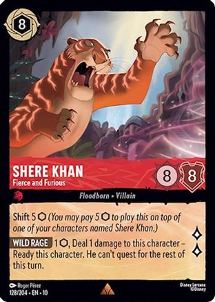 Image of Shere Khan - Fierce and Furious (128/204) - Whispers in the Well