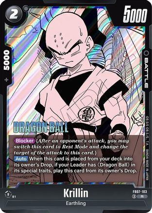 Image of Krillin - FB07-103 (FB07-103) - Manga Booster 02 Holofoil