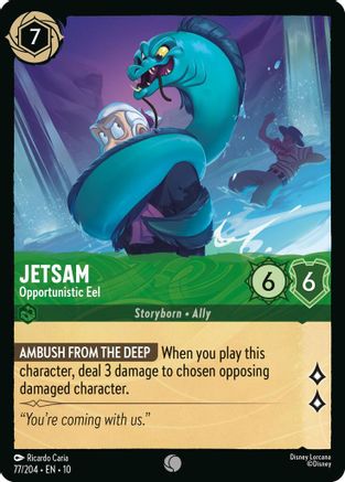 Image of Jetsam - Opportunistic Eel (77/204) - Whispers in the Well Cold Foil