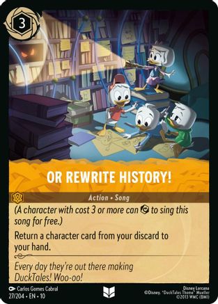 Image of Or Rewrite History! (27/204) - Whispers in the Well