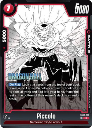Image of Piccolo - SB02-013 (SB02-013) - Manga Booster 02 Holofoil
