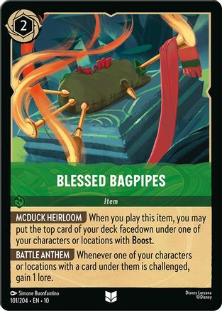 Image of Blessed Bagpipes (101/204) - Whispers in the Well Cold Foil