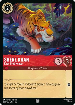 Image of Shere Khan - Keen-Eyed Hunter (108/204) - Whispers in the Well