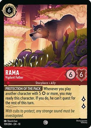 Image of Rama - Vigilant Father (109/204) - Whispers in the Well Cold Foil
