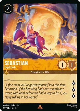 Image of Sebastian - Loyal Crab (16/204) - Whispers in the Well