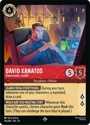 Image of David Xanatos - Charismatic Leader (116/204) - Whispers in the Well