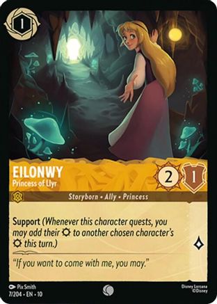 Image of Eilonwy - Princess of Llyr (7/204) - Whispers in the Well Cold Foil