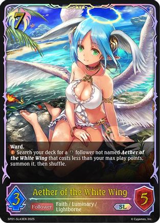 Image of Aether of the White Wing (SL) (SP01-SL43EN) - SP01 Seaside Memories