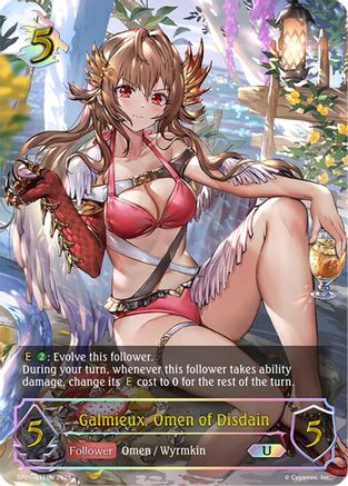 Image of Galmieux, Omen of Disdain (U) (SP01-U16EN) - SP01 Seaside Memories