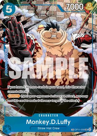 Image of Monkey.D.Luffy - OP11-058 (TR) (OP11-058) - Carrying On His Will Foil
