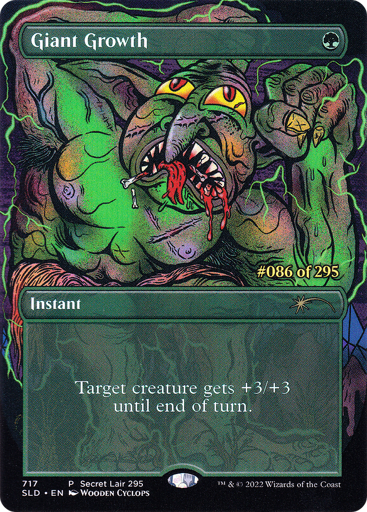 Image of Giant Growth (Serial Numbered) (SLD-717) - Secret Lair Drop (Borderless)