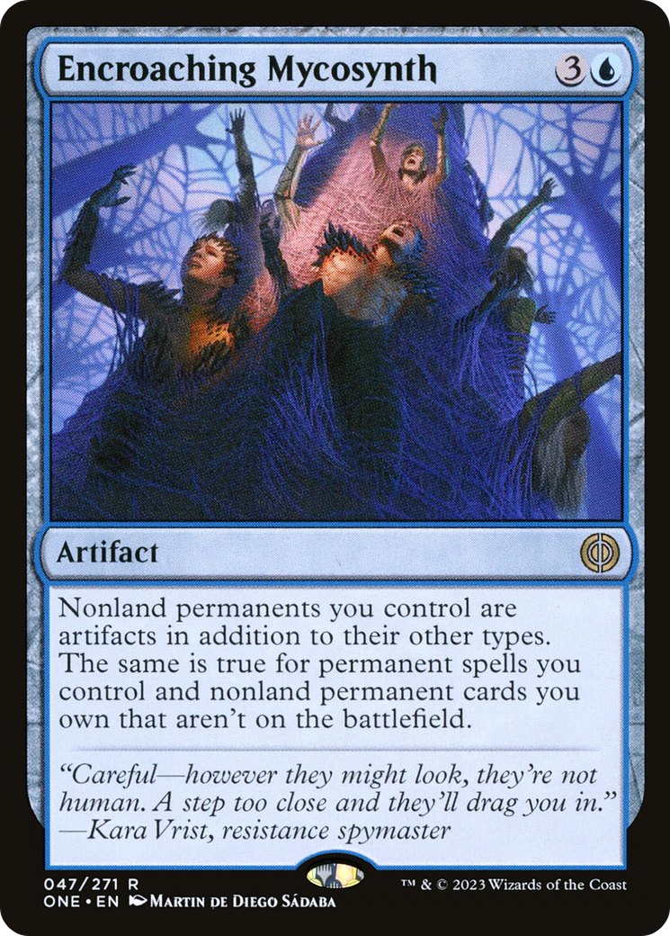 Image of Encroaching Mycosynth (ONE-047) - Phyrexia: All Will Be One