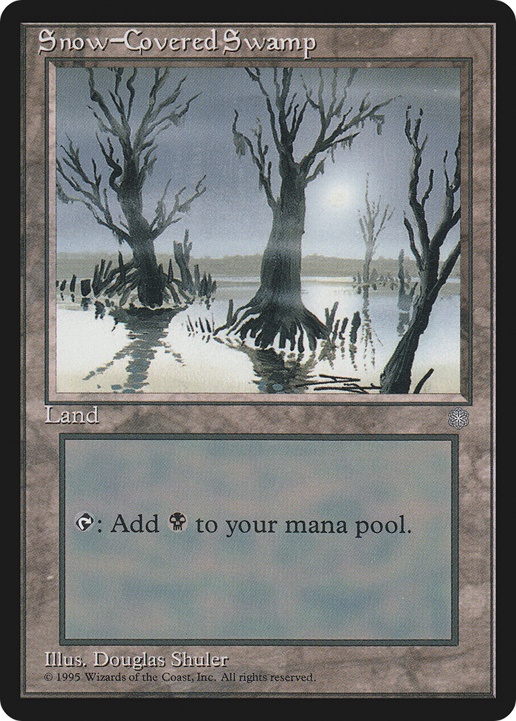 Image of Snow-Covered Swamp (ICE-351) - Ice Age