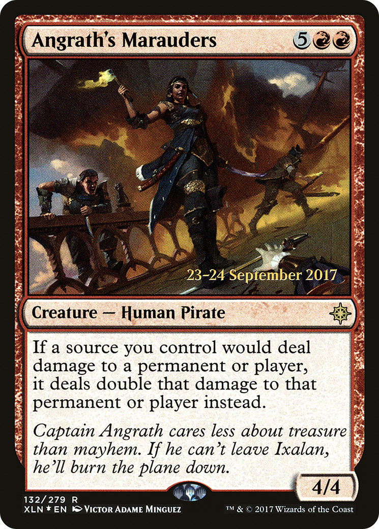 Image of Angrath's Marauders (PRE-132S) - Ixalan Promos Foil