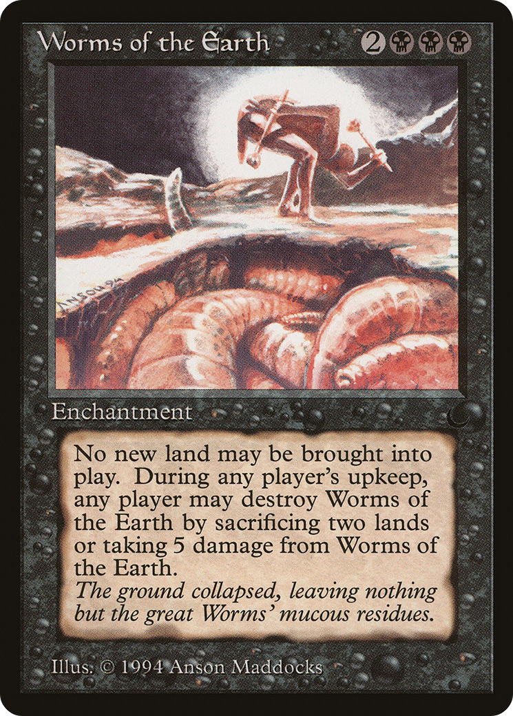 Image of Worms of the Earth (DRK-) - The Dark